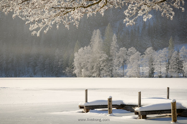 雪景装饰画壁纸