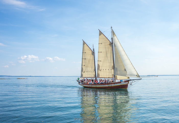 大海上帆船旅游