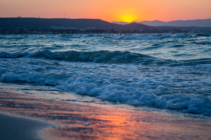 日落大海美景