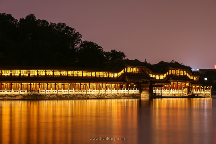 北京后海城市夜景