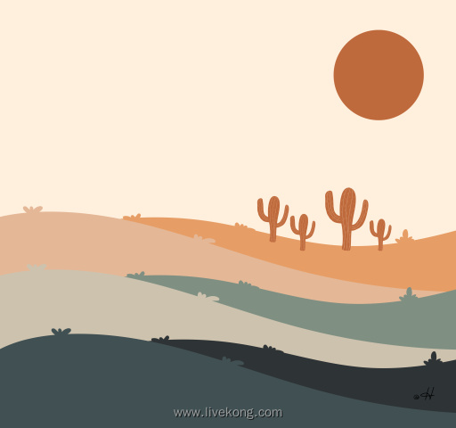 沙漠插画